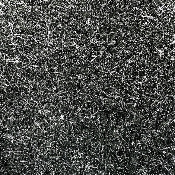 H&M Fuzzy Eyelash Textured Metallic Tinsel Oversized Crew Neck Sweater - S/M - Picture 9 of 10